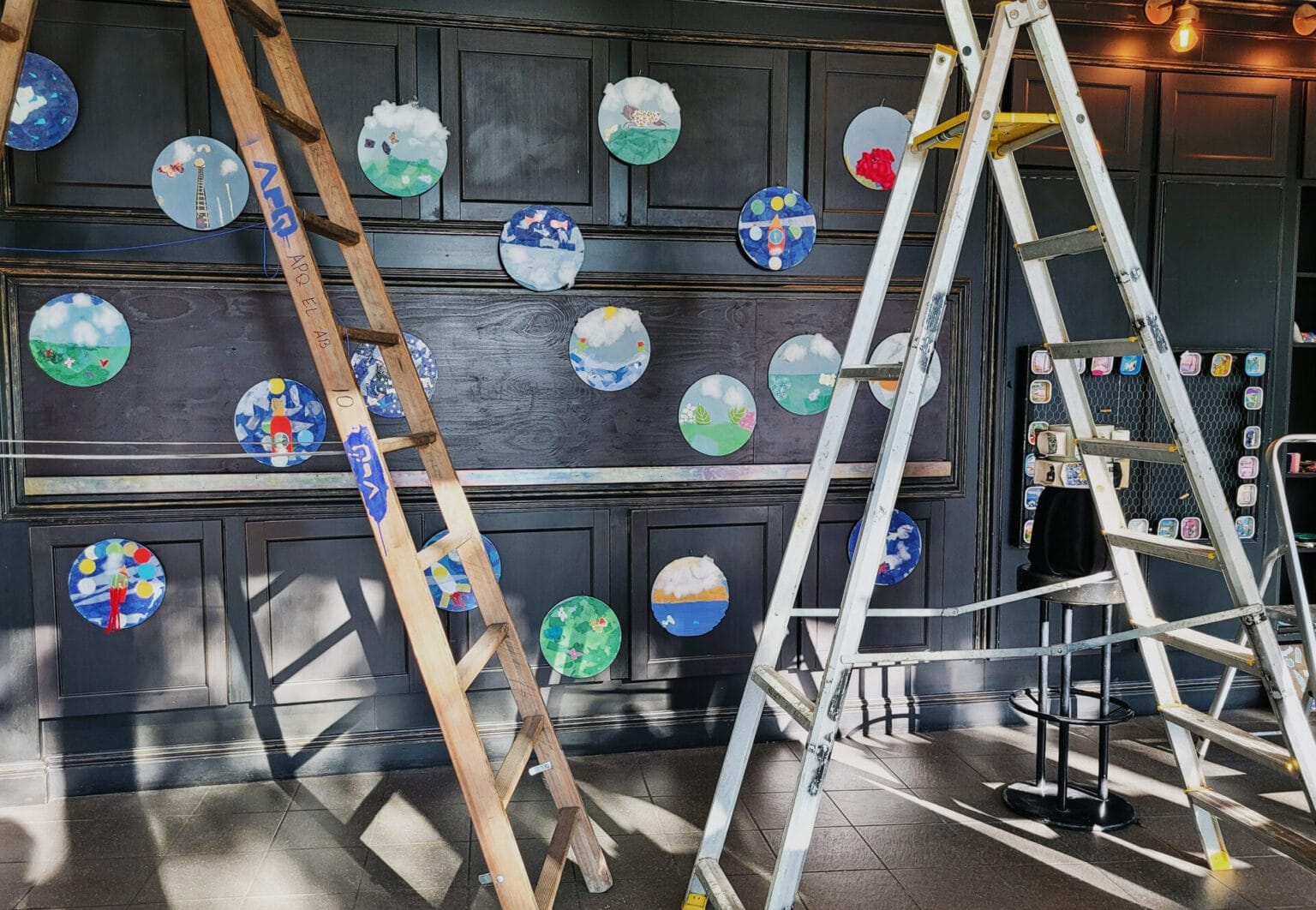 Bygge av utställning